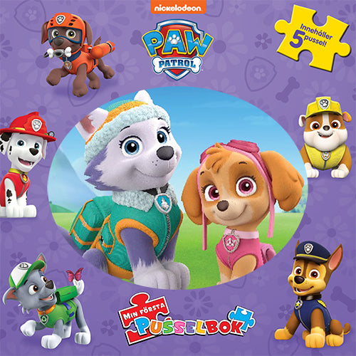 Paw Patrol Skye - Min första pusselbok